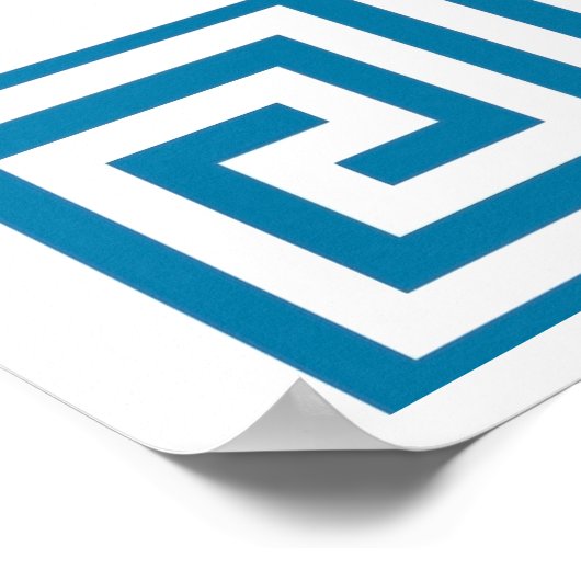 griekenland natiestatensymbool griekse trave poster (Hoek)