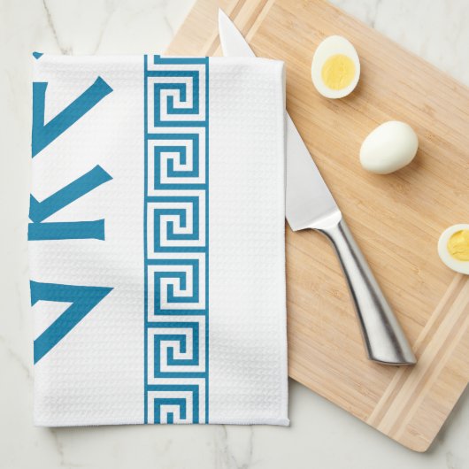 griekenland natiestatensymbool griekse trave theedoek (Quarter Fold)