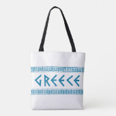 griekenland natiestatensymbool griekse trave tote bag (Achterkant)