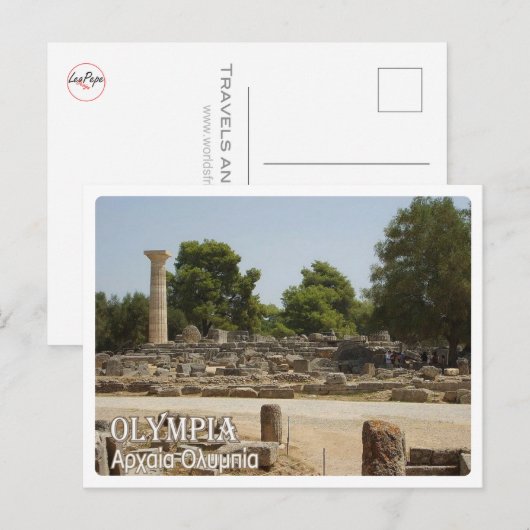 Griekenland - Olimpia - Briefkaart (Voorkant / Achterkant)