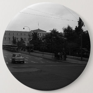  Griekenland oud paleis Athene 1970 Ronde Button 6,0 Cm