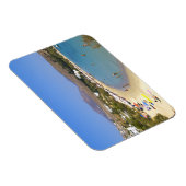 Griekenland, Paros Island, Krios Beach van bovenaf Magneet (Rechterzijde)