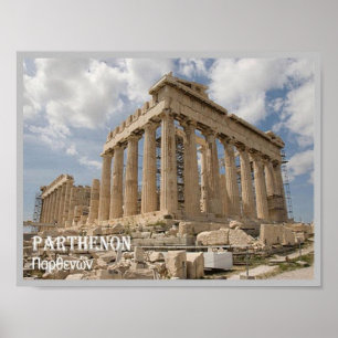 Griekenland - Parthenon - Poster