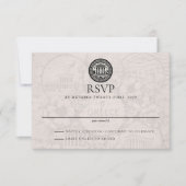 Griekenland Paspoort bruiloft RSVP Kaartje (Voorkant)