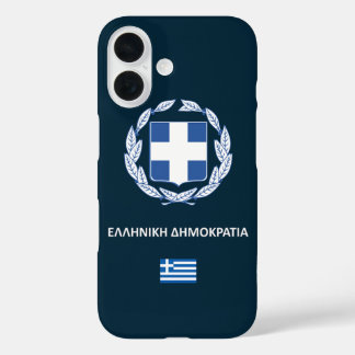 Griekenland paspoort telefoon geval iPhone 16 hoesje