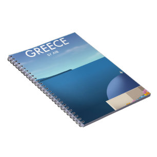 Griekenland per vliegtuig notitieboek