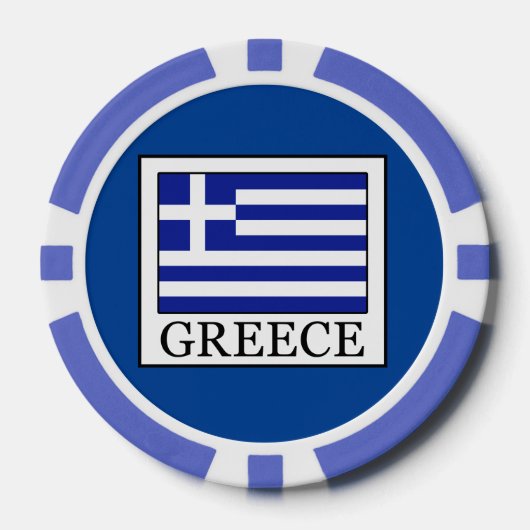 Griekenland Pokerchips (Voorkant)