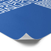 GRIEKENLAND poster, aanpasbaar Poster (Hoek)