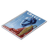 Griekenland Poster voor het terugzetten van ertsen Notitieboek (Linkerzijde)