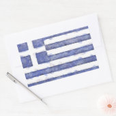 Griekenland Rechthoekige Sticker (Envelop)
