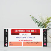 Griekenland Reiscadeaubon (Staand voorkant)