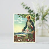  Griekenland Reiseilanden Santorini Mykonos Briefkaart (Staand voorkant)