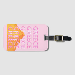 Griekenland, Reiskunst, Roze Bagagelabel