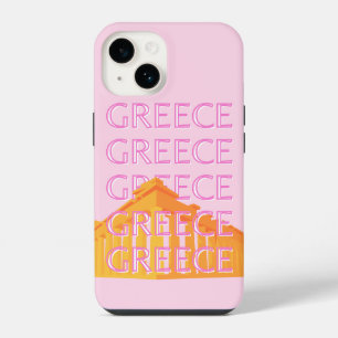 Griekenland, Reiskunst, Roze iPhone 14 Hoesje