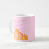 Griekenland, Reiskunst, Roze Koffiemok (Voorkant links)