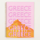 Griekenland, Reiskunst, Roze Planner (Voorkant)