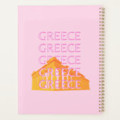 Griekenland, Reiskunst, Roze Planner (Achterkant)