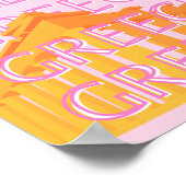 Griekenland, Reiskunst, Roze Poster (Hoek)