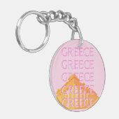 Griekenland, Reiskunst, Roze Sleutelhanger (Voorkant Links)