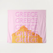 Griekenland, Reiskunst, Roze Wandkleed (Voorkant (horizontaal))