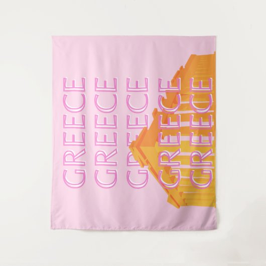 Griekenland, Reiskunst, Roze Wandkleed (Voorkant)