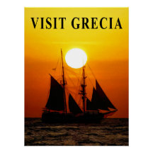 Griekenland Reisposter