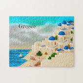 Griekenland - reisposter Puzzle Legpuzzel (Horizontaal)