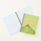 Griekenland Reizen Kunst, Zomer Reizen Kunst, Groe Notitieboek (Binnen)