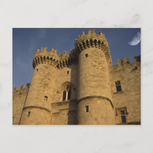 Griekenland, Rhodes Town. Uitzicht van het paleis  Briefkaart