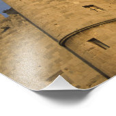 Griekenland, Rhodes Town. Uitzicht van het paleis  Foto Afdruk (Hoek)