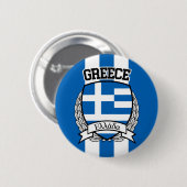 Griekenland Ronde Button 5,7 Cm (Voorkant /achterkant)