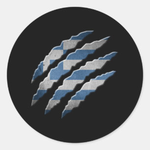 Griekenland Ronde Sticker