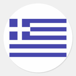 GRIEKENLAND RONDE STICKER