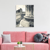 Griekenland, ruïnes van oude stad canvas afdruk (Insitu (Woonkamer))
