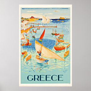 Griekenland — Saacape Travel Art Print