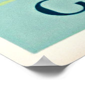 Griekenland — Saacape Travel Art Print (Hoek)