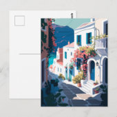 Griekenland Santorini Briefkaart (Voorkant / Achterkant)