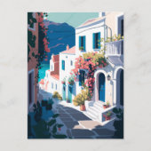 Griekenland Santorini Briefkaart (Voorkant)