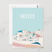 Griekenland Santorini Briefkaart (Voorkant / Achterkant)
