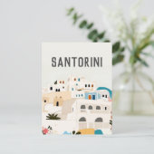 Griekenland Santorini Briefkaart (Staand voorkant)