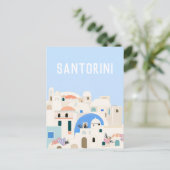 Griekenland Santorini Briefkaart (Staand voorkant)
