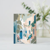 Griekenland Santorini Briefkaart (Staand voorkant)