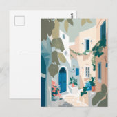 Griekenland Santorini Briefkaart (Voorkant / Achterkant)