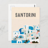 Griekenland Santorini Briefkaart (Voorkant / Achterkant)