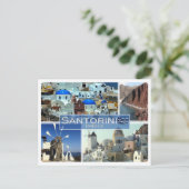 Griekenland - Santorini - Briefkaart (Staand voorkant)