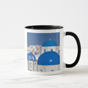 Griekenland, Santorini. Klokkentoren en blauwe koe Mok