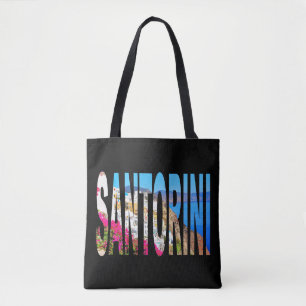 Griekenland santorini oia boodschappentas tote bag