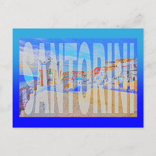 Griekenland santorini oia briefkaart