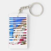 griekenland santorini oia sleutelhanger (achterkant)