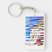 griekenland santorini oia sleutelhanger (Voorkant)